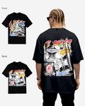 G West Cosmic Sky Ride Double Hit T-Shirt Big and Tall Mens
