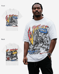 G West Cosmic Sky Ride Double Hit T-Shirt Big and Tall Mens
