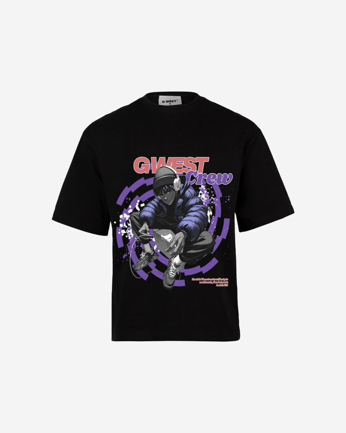 G WEST CREW OVERSIZED T-Shirt Mens
