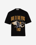 G WEST Dare To Take Bisks Oversized T-Shirt Mens