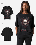 G West Womens Dead Devil Oversized Tee