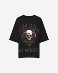 G West Womens Dead Devil Oversized Tee