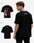 G WEST DEATH OVERSIZED T-Shirt Mens