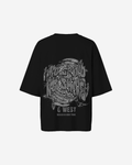 G West Womens Electrical Einstein Oversized Tee