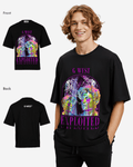 G WEST Exploited Oversized T-Shirt Mens