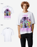 G WEST Exploited Oversized T-Shirt Mens