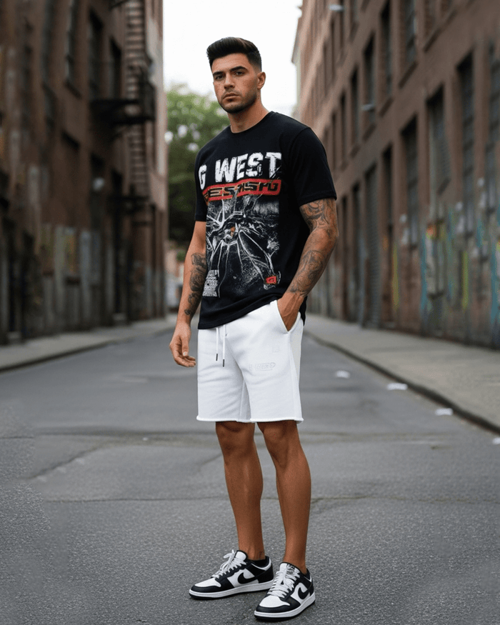 G West Fake World Tee & Short Set