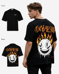 G West Fire Smile Life Style Oversized T-Shirt Mens