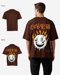 G West Fire Smile Life Style Oversized T-Shirt Mens