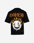 G West Fire Smile Life Style Oversized T-Shirt Mens