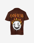 G West Fire Smile Life Style Oversized T-Shirt Mens
