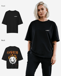 G West Womens Fire Smile Lifestyle Oversized Tee
