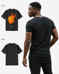G West Mens Flame Head Black Tee