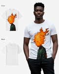 G West Mens Flame Head Black Tee