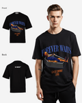 G WEST Forever Waits Oversized T-Shirt Mens