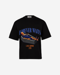 G WEST Forever Waits Oversized T-Shirt Mens