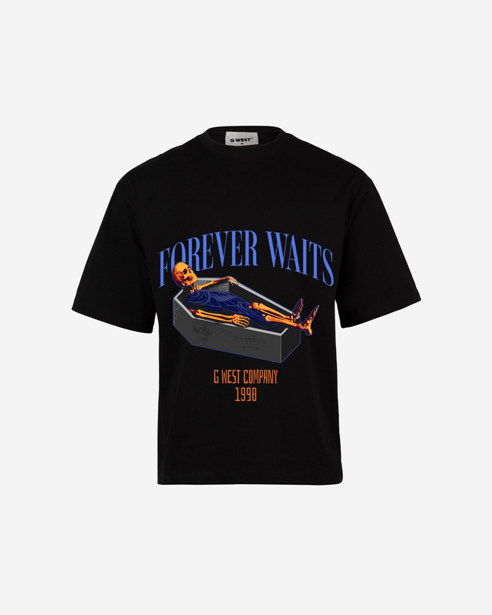 G WEST Forever Waits Oversized T-Shirt Mens