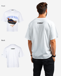 G WEST Forever Waits Oversized T-Shirt Mens