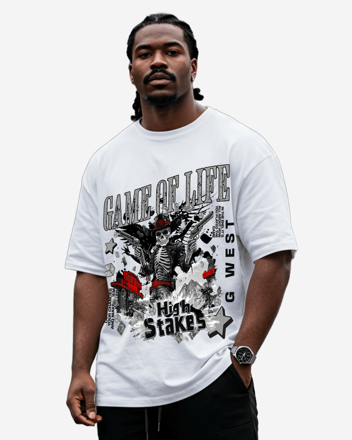 G West Game Of Life T-Shirt Big and Tall Mens