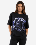 G West Womens Heavy Weight Galaxy Premium Oversized Tee