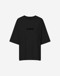 G West Womens Heavyweight Logo Wear Oversized T-Shirt