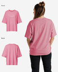 G West Womens Heavyweight Logo Wear Oversized T-Shirt