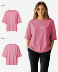 G West Womens Heavyweight Logo Wear Oversized T-Shirt