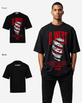 G WEST identity concealed OVERSIZED T-Shirt Mens