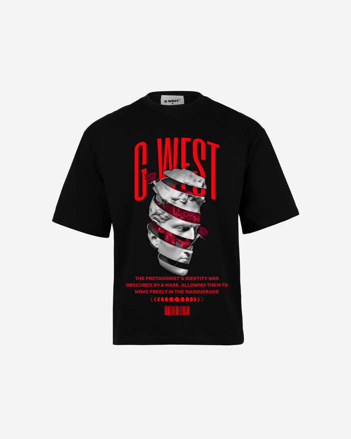 G WEST identity concealed OVERSIZED T-Shirt Mens