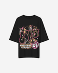 G West Womens Illuminated Soul Double Hit Premium Oversized Tee Front And Back Print