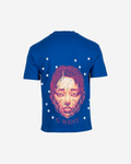 G West Mens Illuminated Soul Double Hit Premium Oversized Tee Front And Back Print