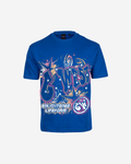 G West Mens Illuminated Soul Double Hit Premium Oversized Tee Front And Back Print