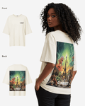 G West Womens In Paris Oversized T-Shirt