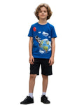G West Kids Balloon Earth Royal T-Shirt Mens