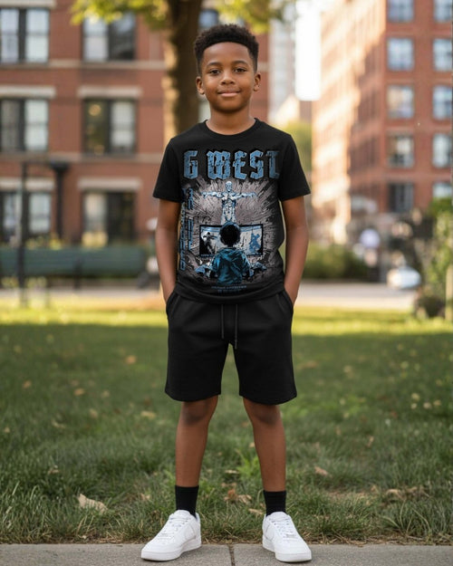 G West Kids Game Of G Baby Blue T-Shirt