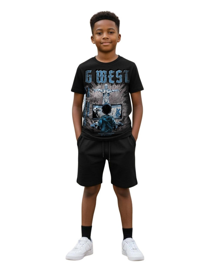 G West Kids Game Of G Baby Blue T-Shirt