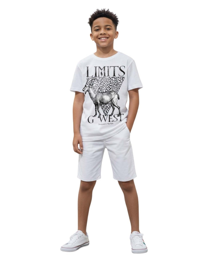 G West Kids Greatest Of All Time White Tee - Dtpbasty9039