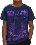 G West Kids Olympic World Wide Star T-Shirt Mens