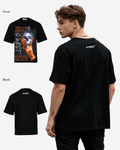 G WEST Living in the shadows Oversized T-Shirt Mens