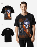 G WEST Living in the shadows Oversized T-Shirt Mens