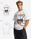 G WEST Locked in Love Oversized T-Shirt Mens