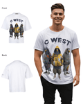 G West Mens 3 Peigion Oversized Tee