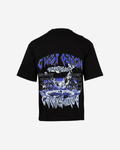 G West Mens  Galaxy Premium Oversized Tee Front And Back Print
