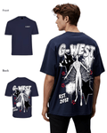 G West Mens Olympic Dazzling Dynamo Life Style Oversized Tee