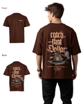 G West Mens Oversized Catch That Dollar Life Stlye Tee