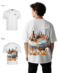 G West Mens Oversized Chicago Cake Tee
