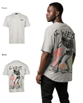 G West Mens Oversized Colors Of Life Tee