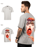 G West Mens Oversized Lollipop Mushroom Oversized Tee