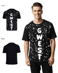 G West Mens Oversized Splatter Tee
