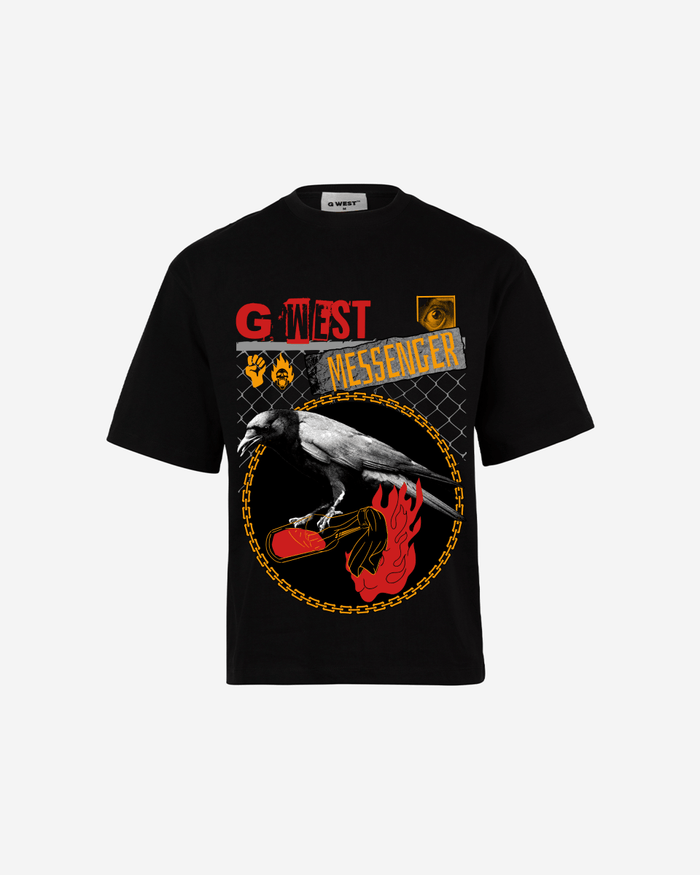 G WEST MESSENGER OVERSIZED T-Shirt Mens